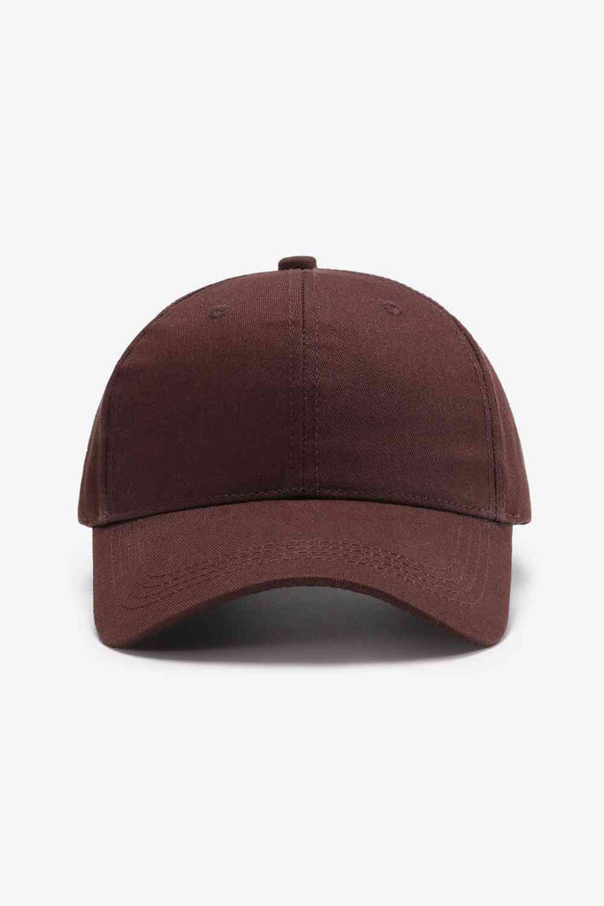 White Smoke Plain Adjustable Cotton Baseball Cap Gifts