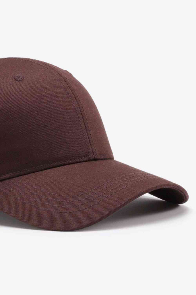 White Smoke Plain Adjustable Cotton Baseball Cap Gifts