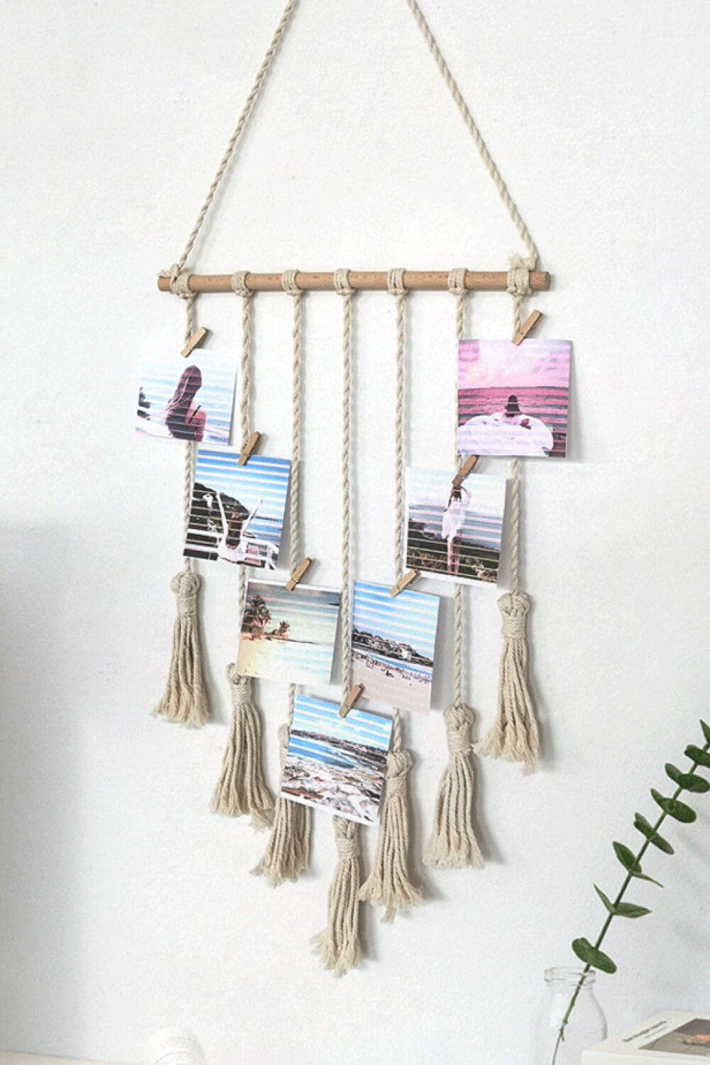 Lavender Tassel Wall Hanging Home