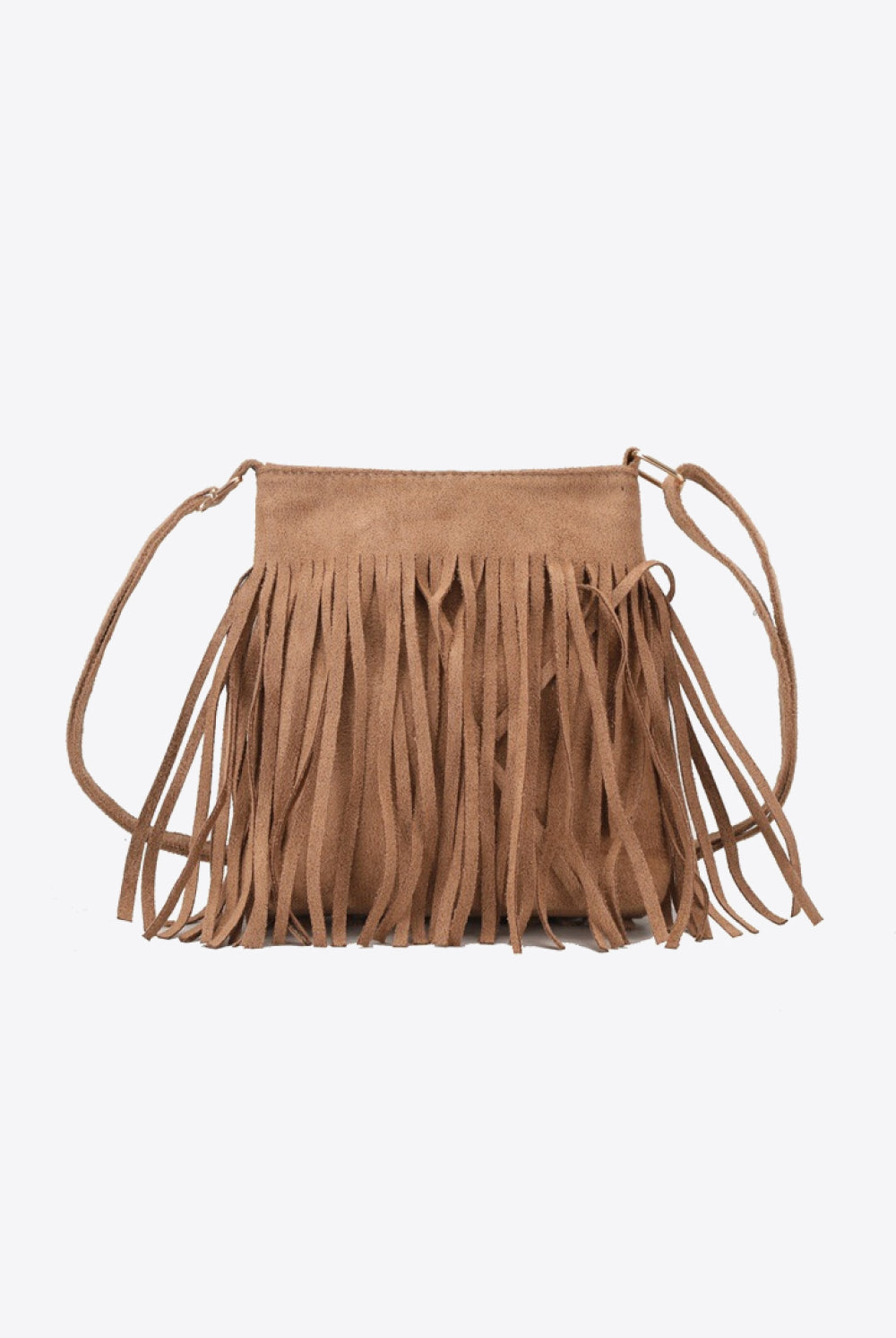 Sienna Adored PU Leather Crossbody Bag with Fringe Handbags