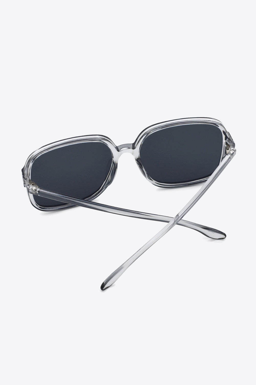 White Smoke Polycarbonate Square Sunglasses Sunglasses