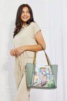 Light Gray Nicole Lee USA Around The World Handbag Set Handbags
