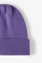 Dark Slate Blue Cuff Knitted Beanie Winter Accessories
