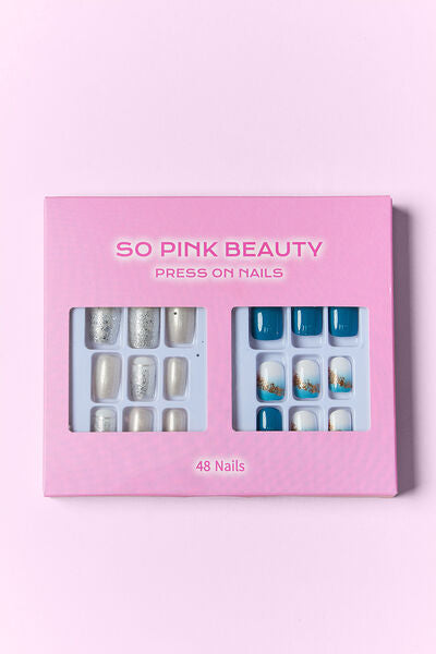 Misty Rose SO PINK BEAUTY Press On Nails 2 Packs Valentine's Day