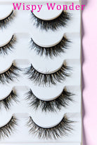 Lavender SO PINK BEAUTY Mink Eyelashes Variety Pack 5 Pairs Valentine's Day