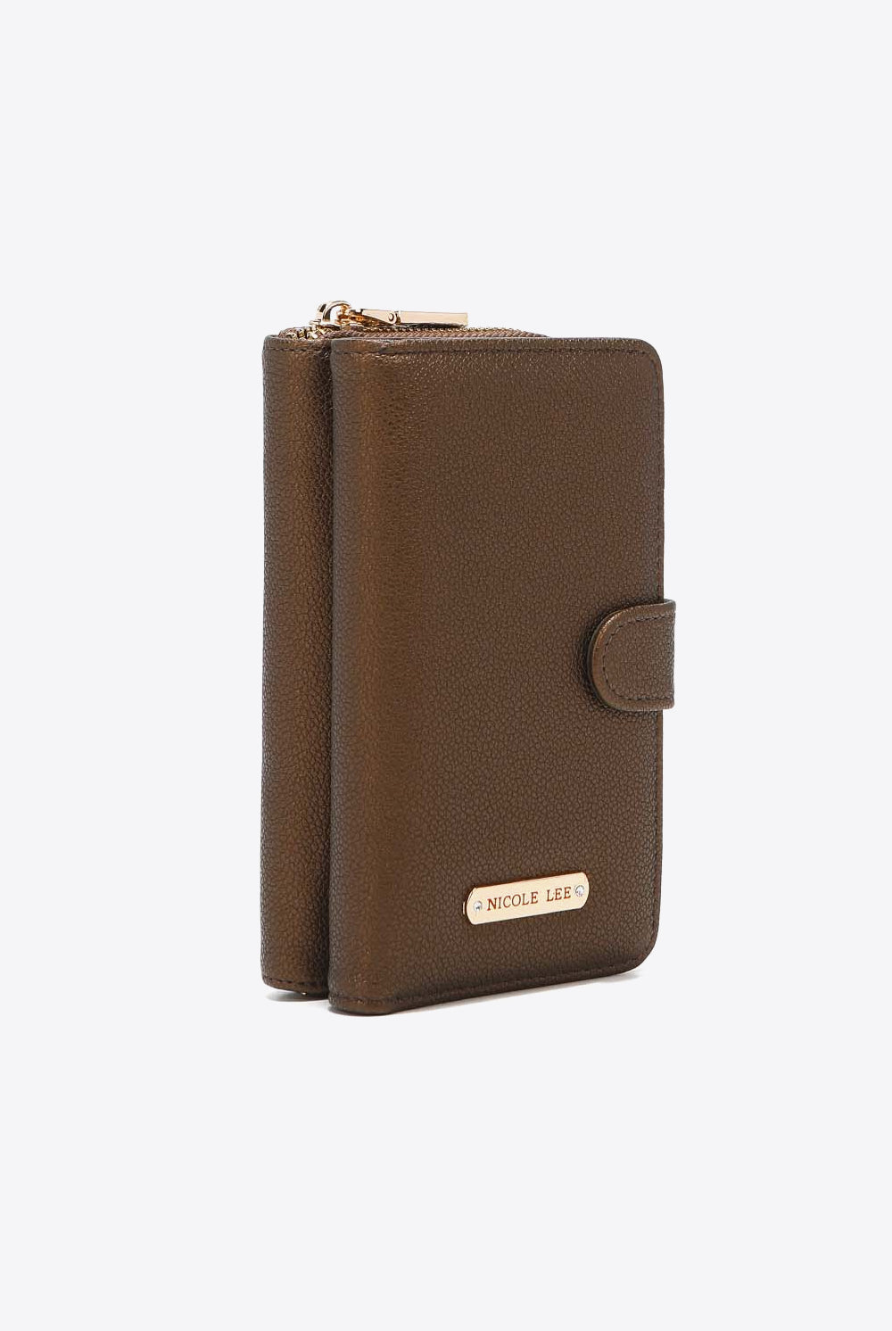 Dark Olive Green Nicole Lee USA Two-Piece Crossbody Phone Case Wallet Handbags