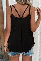 Sienna Scoop Neck Double-Strap Cami Tops