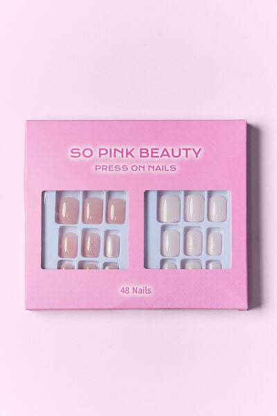 Misty Rose SO PINK BEAUTY Press On Nails 2 Packs Valentine's Day