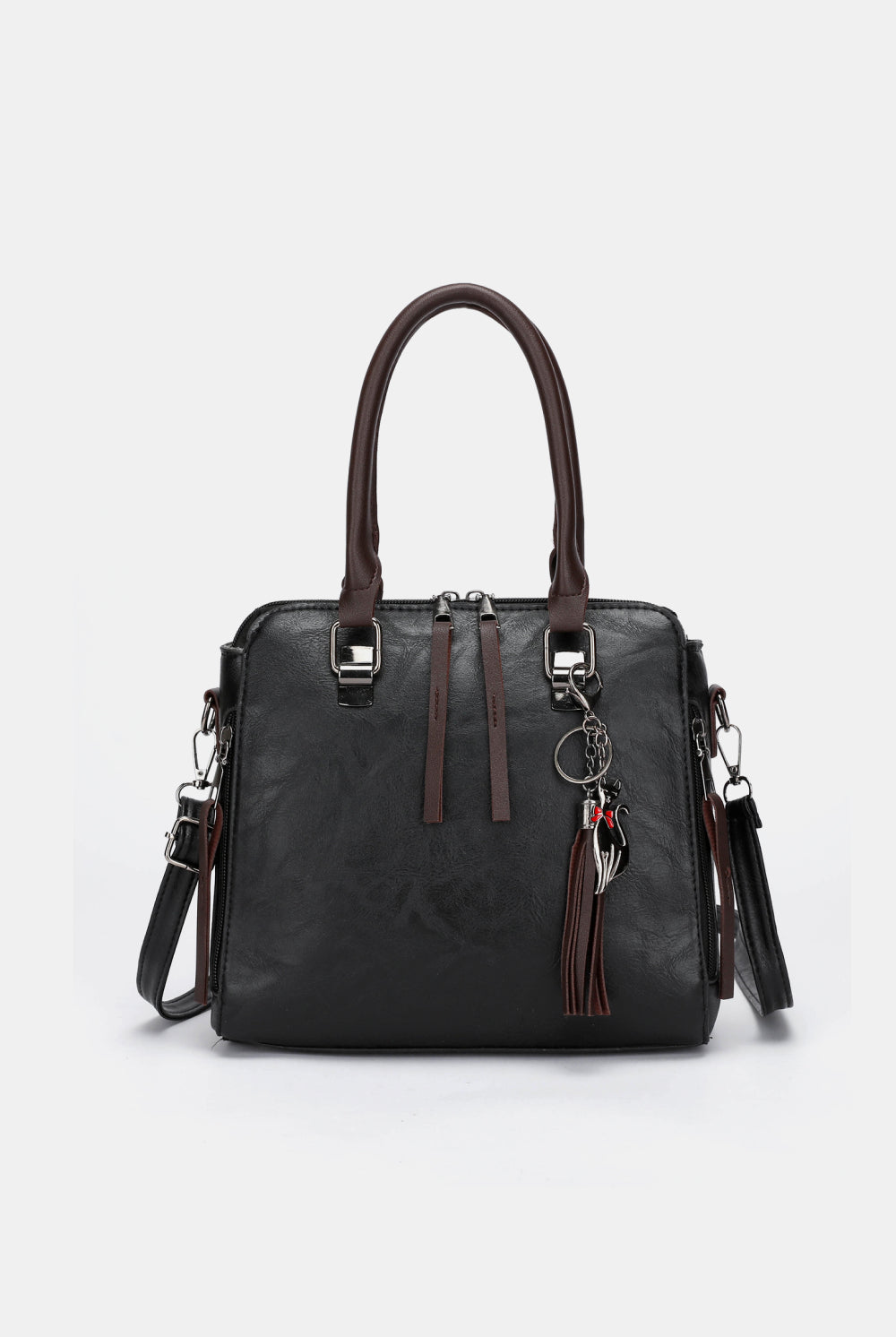 Dark Slate Gray 4-Piece PU Leather Bag Set Handbags