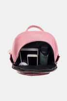Black Flawless Medium Nylon Backpack Handbags