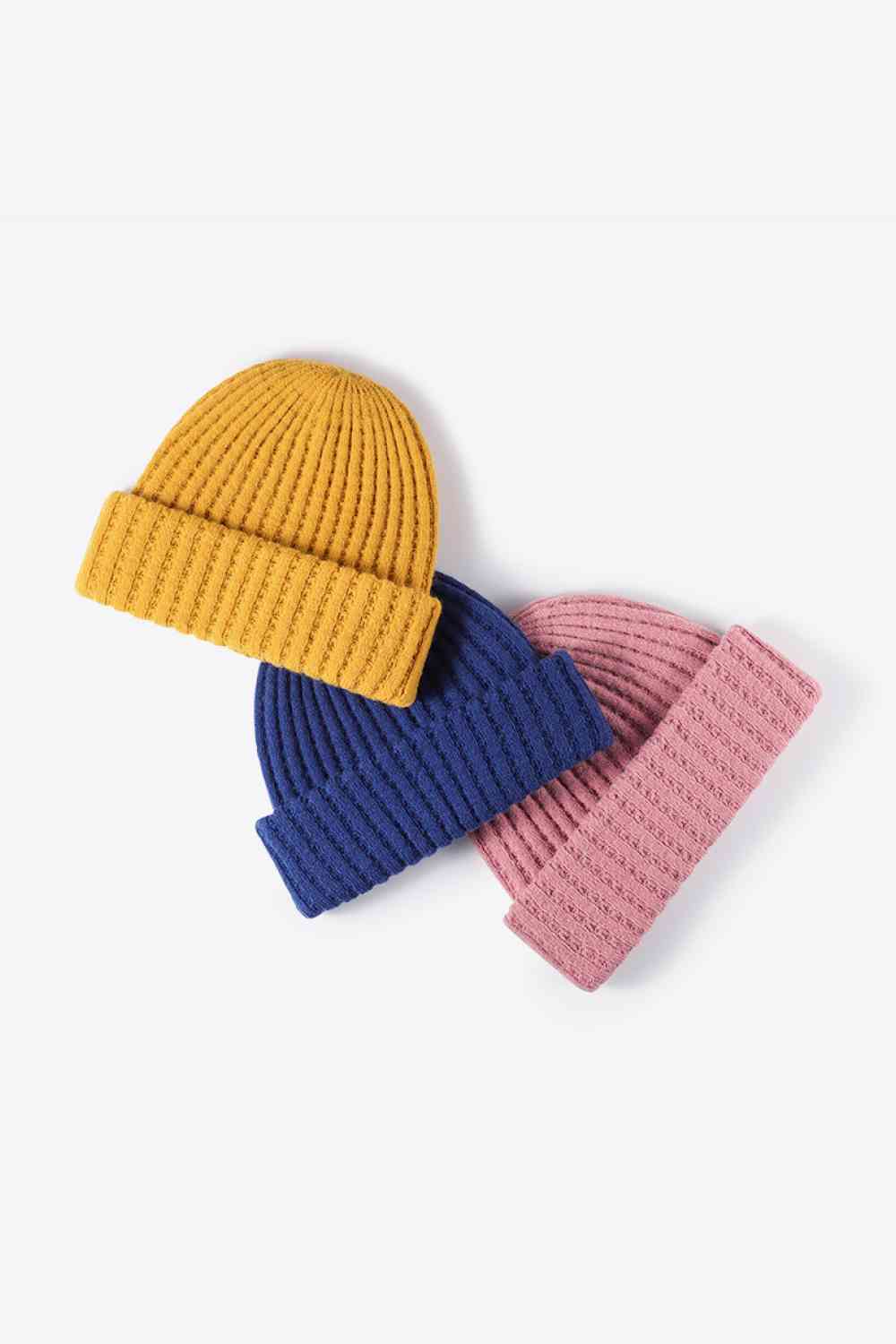 White Smoke Wide Rib Beanie Winter Accessories
