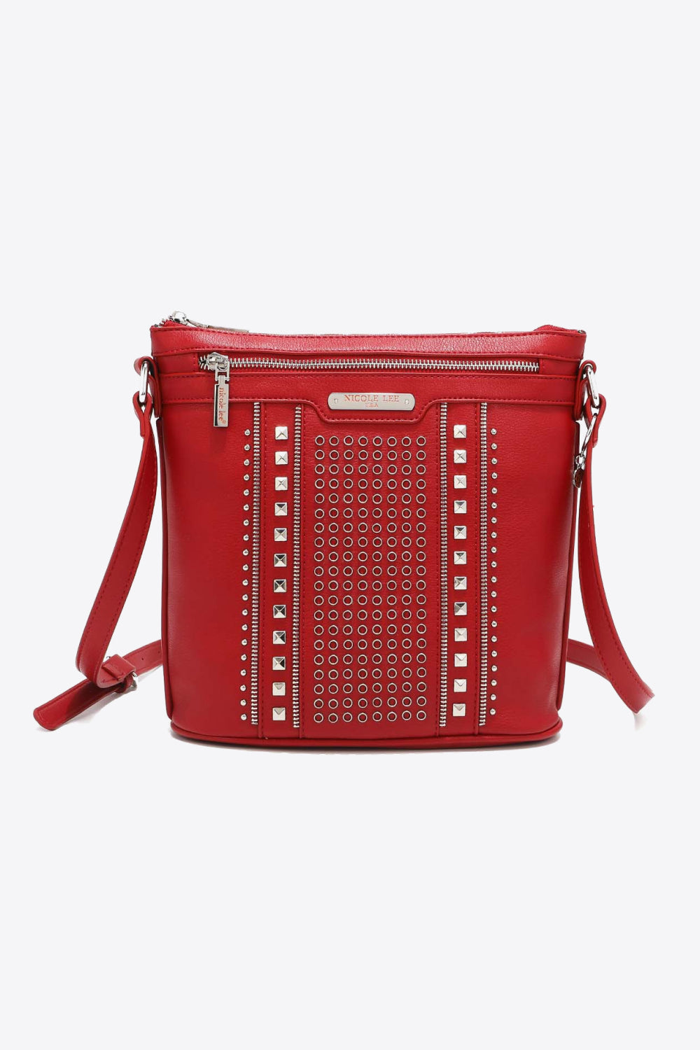 Brown Nicole Lee USA Love Handbag Handbags