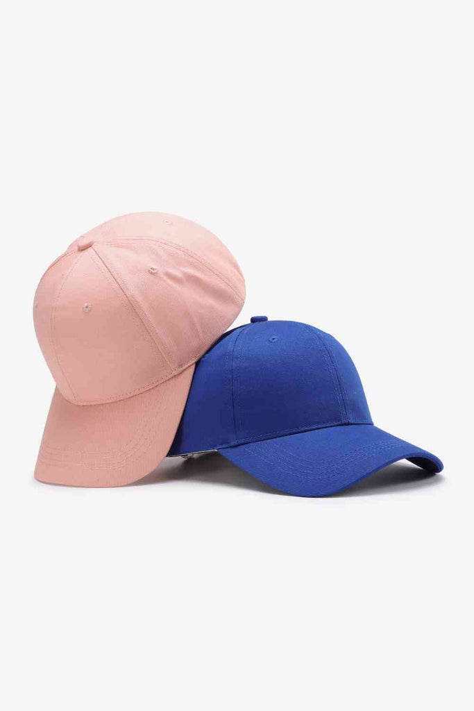 White Smoke Plain Adjustable Cotton Baseball Cap Gifts
