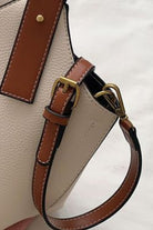Gray Fashion PU Leather Bucket Bag Handbags