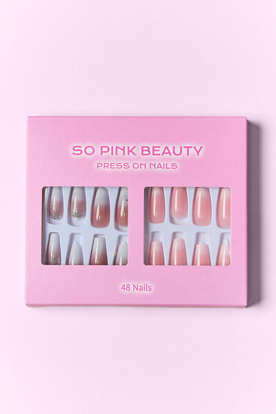 Misty Rose SO PINK BEAUTY Press On Nails 2 Packs Valentine's Day