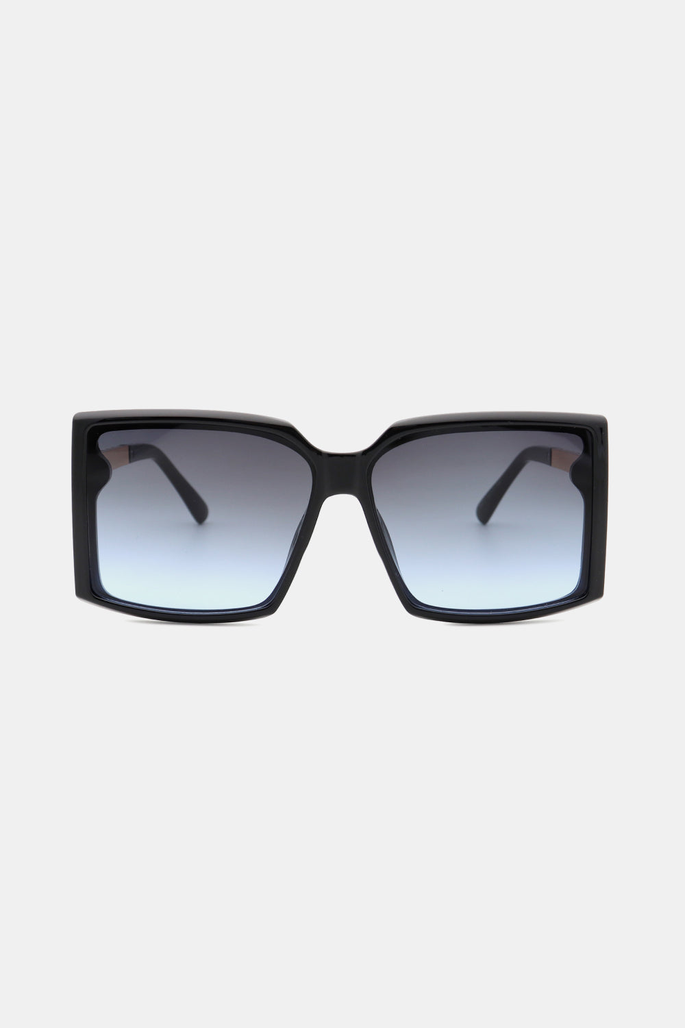 White Smoke Polycarbonate Frame Square Sunglasses Clothing