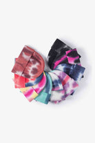 White Smoke Tie-Dye Cuffed Knit Beanie VEST
