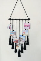 Light Gray Tassel Wall Hanging Home