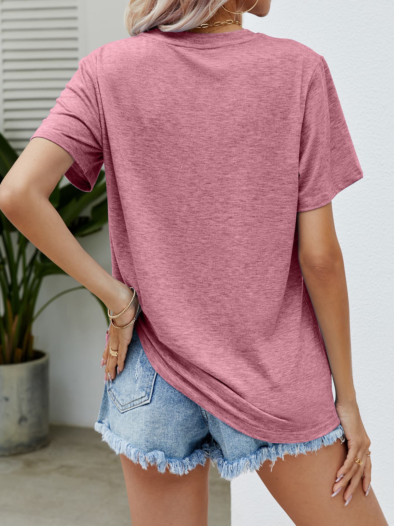 Rosy Brown COUNTRY ROADS TAKE ME HOME Graphic Tee Tops