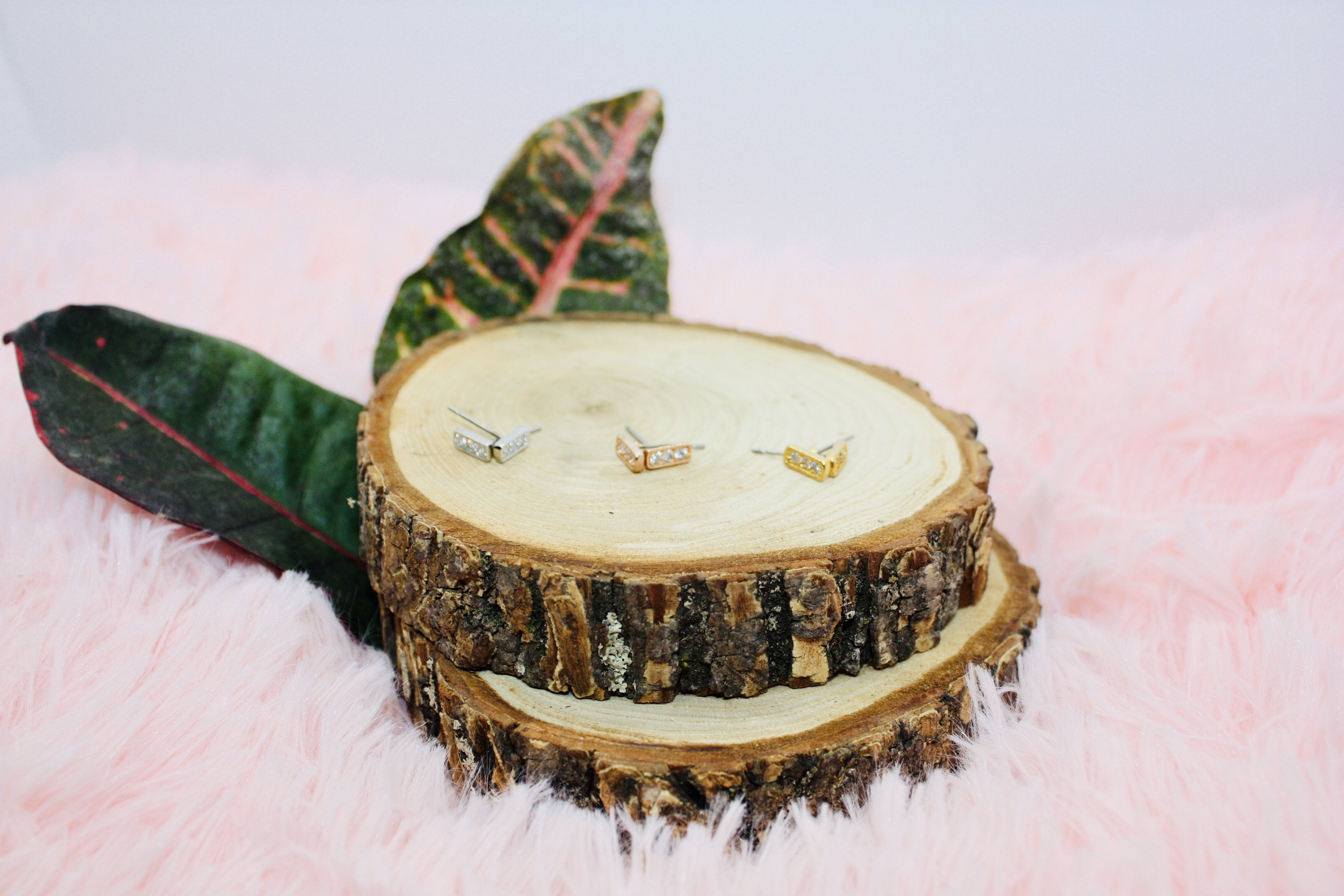 Jeweled Rectangle Earrings - Ivy Reina