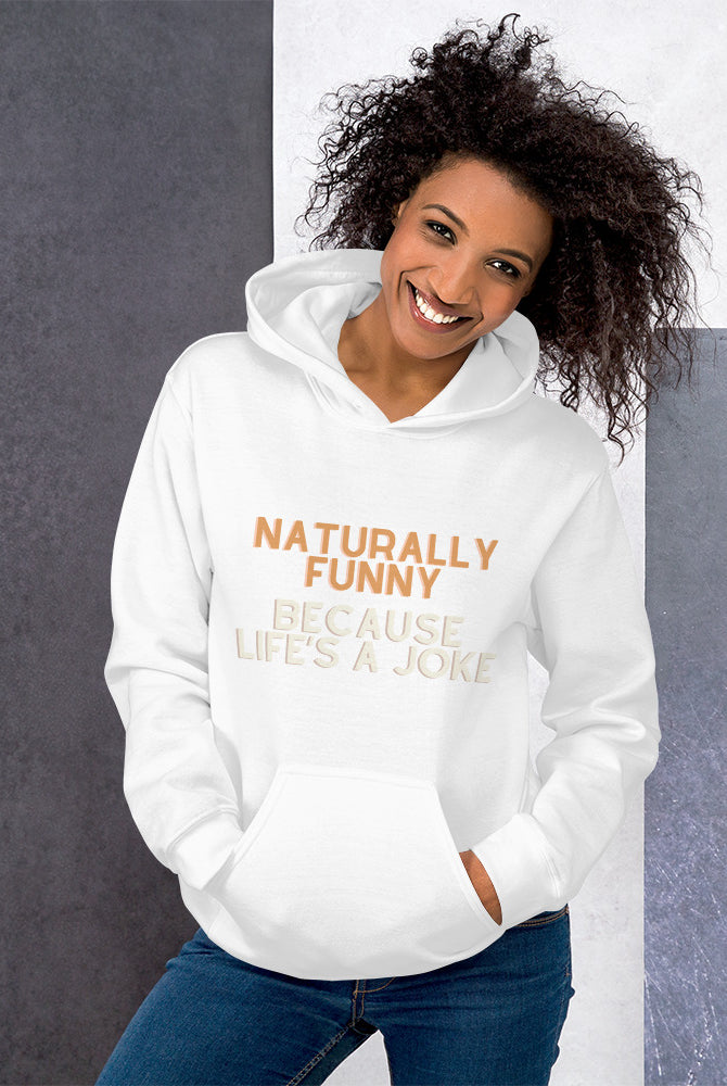 Lavender Naturally Funny Hoodie Coats & Jackets